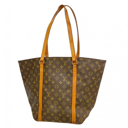 Louis Vuitton Monogram Sac Tote Bag M51109 Brown