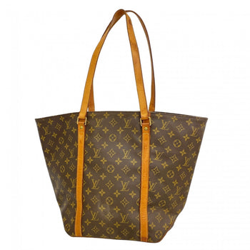 Louis Vuitton Monogram Sac Tote Bag M51109 Brown