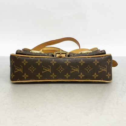 Louis Vuitton Monogram Hudson Shoulder Bag M40027 Brown