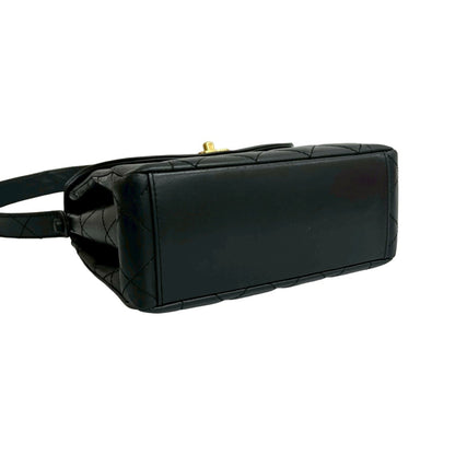 Chanel Diana Flap Matelasse Coco Lambskin Semi-One Shoulder Bag