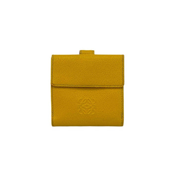 Loewe Anagram Logo Embossed Leather Bi-Fold Wallet With Coin Purse