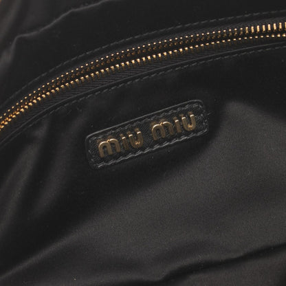 Miu Miu Miu Matelasse Second Bag Clutch Leather