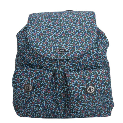 Coach Backpack/Daypack F59434 Nylon Leather Blue Navy Backpack