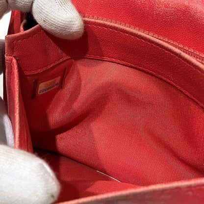 Chanel Boy Red Long Wallet