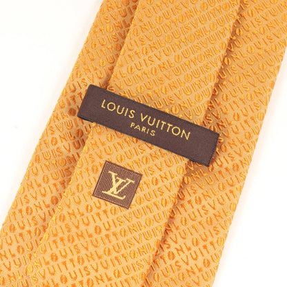 Louis Vuitton Silk Cravate Gold Tie For Men