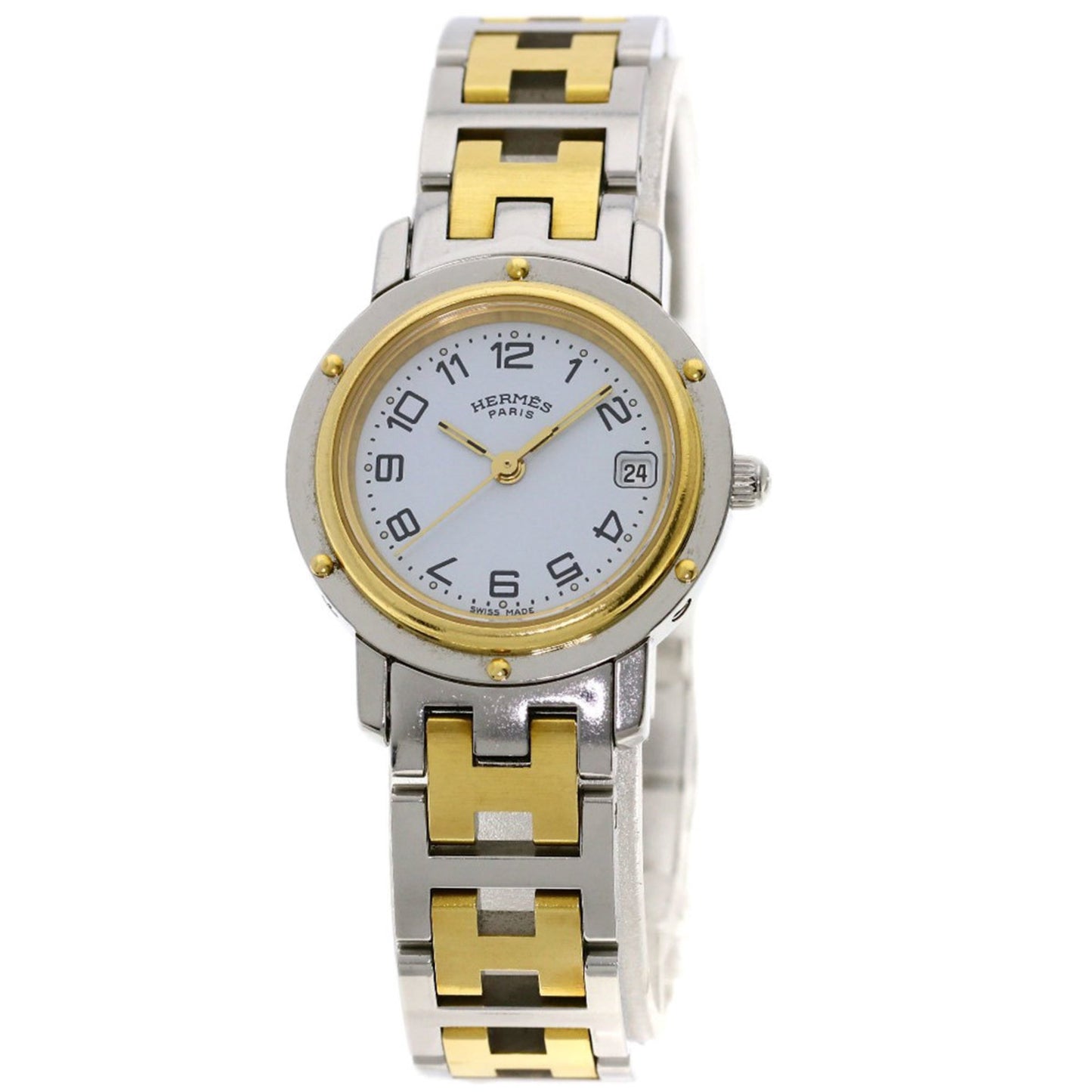 Herms Cl4.220 Clipper Watch In Stainless Steel/Ssxgp