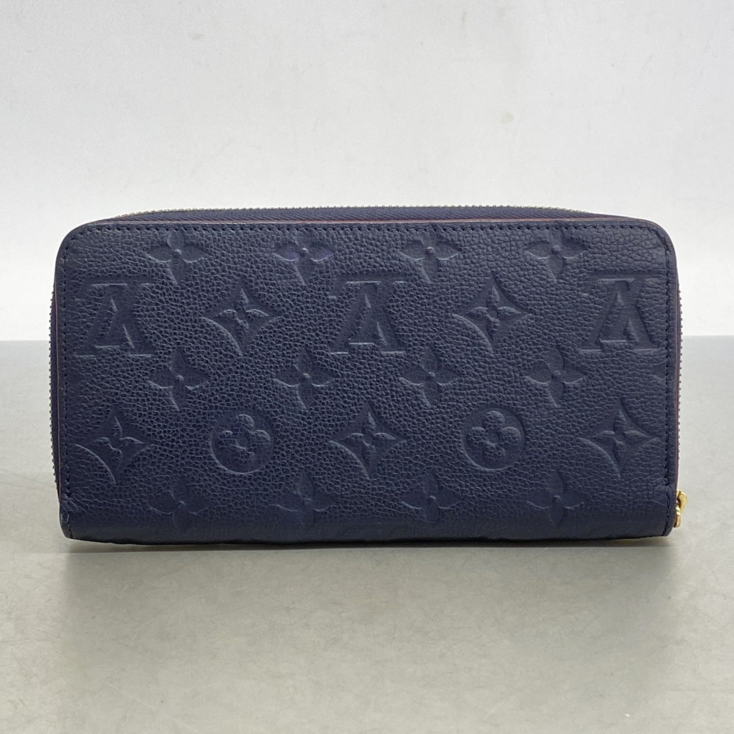 Louis Vuitton Monogram Empreinte Zippy Wallet M62121 Marine Rouge