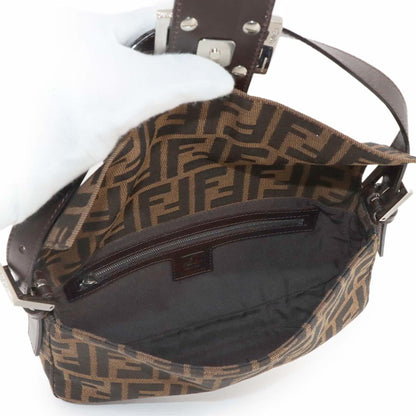 Fendi Zucca Mamma Baguette Shoulder Bag