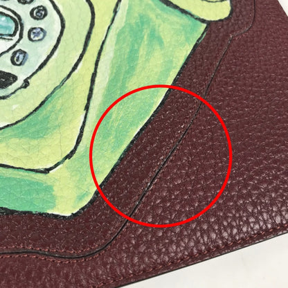 Fendi 7N0078 Pouch Pouch Cluch Bag Clutch Bag Brownbased