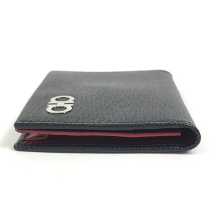 Salvatore Ferragamo Gancini Logo Business Card Holder