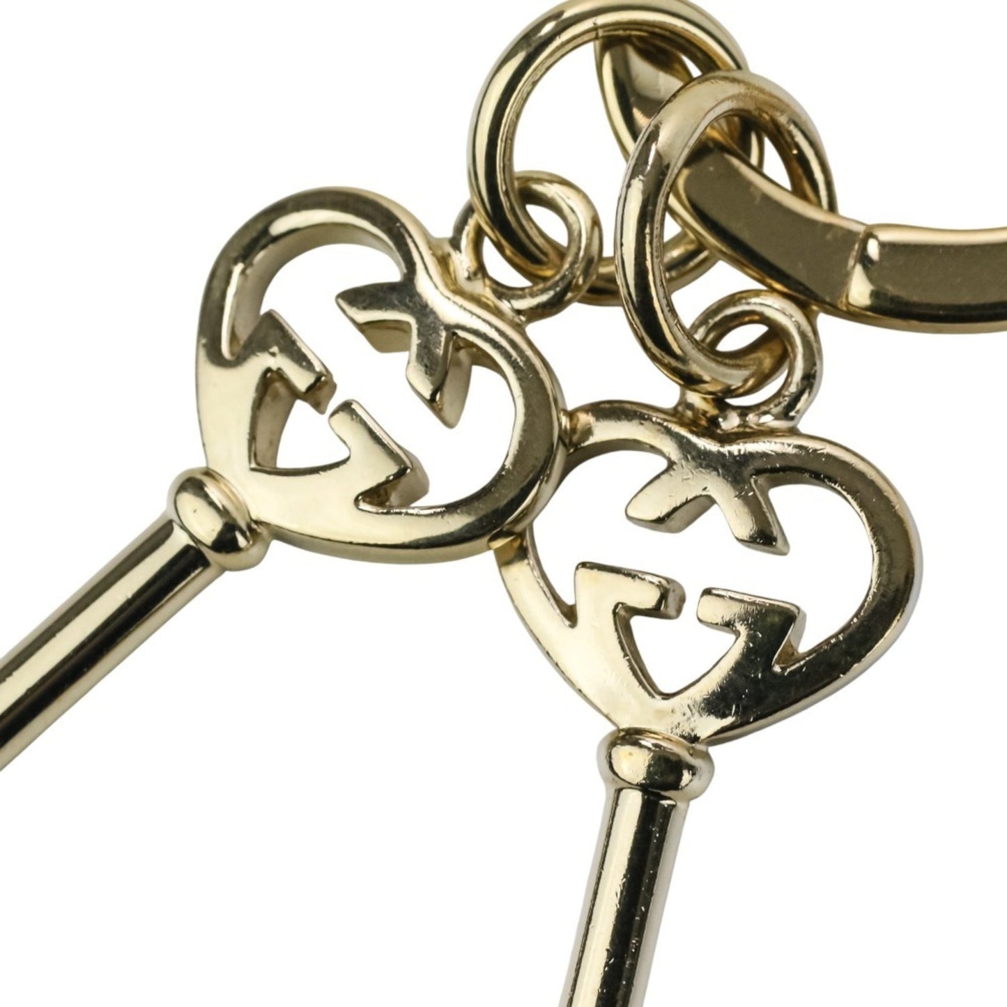 Gucci Interlocking Heart Key Ring