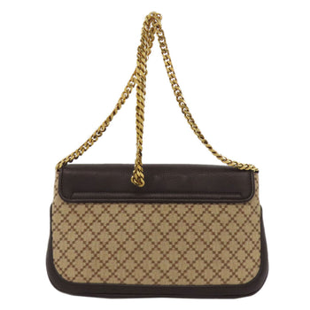 Gucci 251820 Diamante Chain Shoulder Bag Canvas