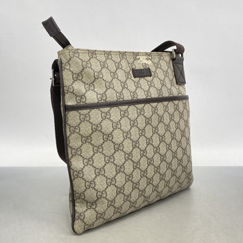 Gucci Gg Supreme Shoulder Bag 141626 Brown