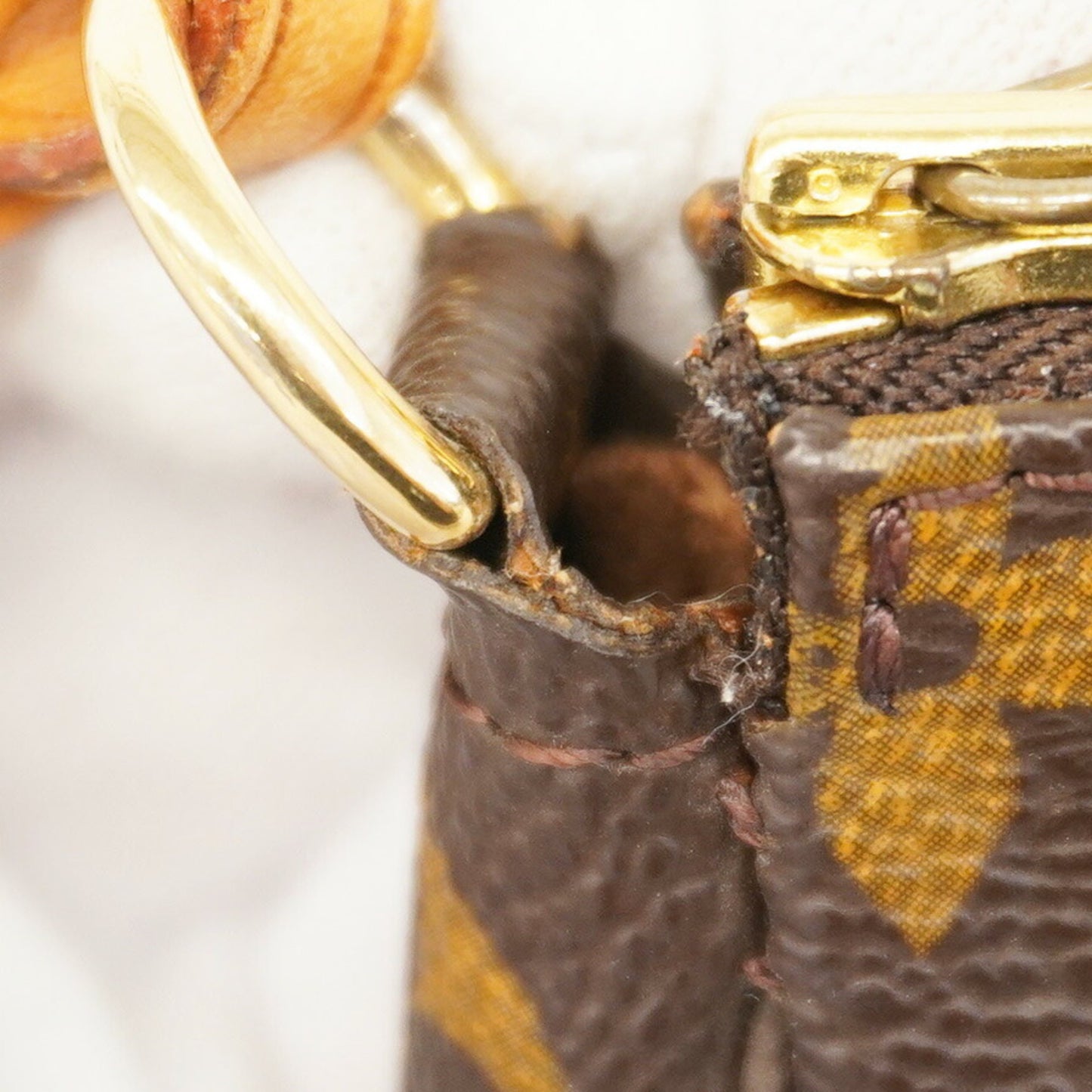 Louis Vuitton Monogram Pochette Accessoires M51980 Brown