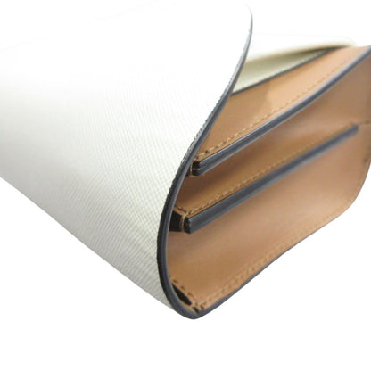 Marni Leather 2Way Waist Pouch Shoulder Body Bag White Brown