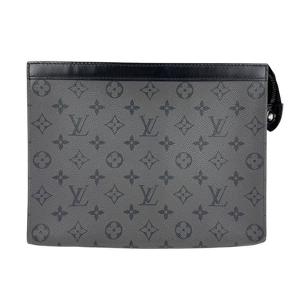 Louis Vuitton Monogram Eclipse Pochette Voyage Clutch Bag