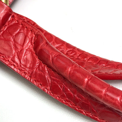 Celine Belt Bag Hand Bag Red Goldhardware