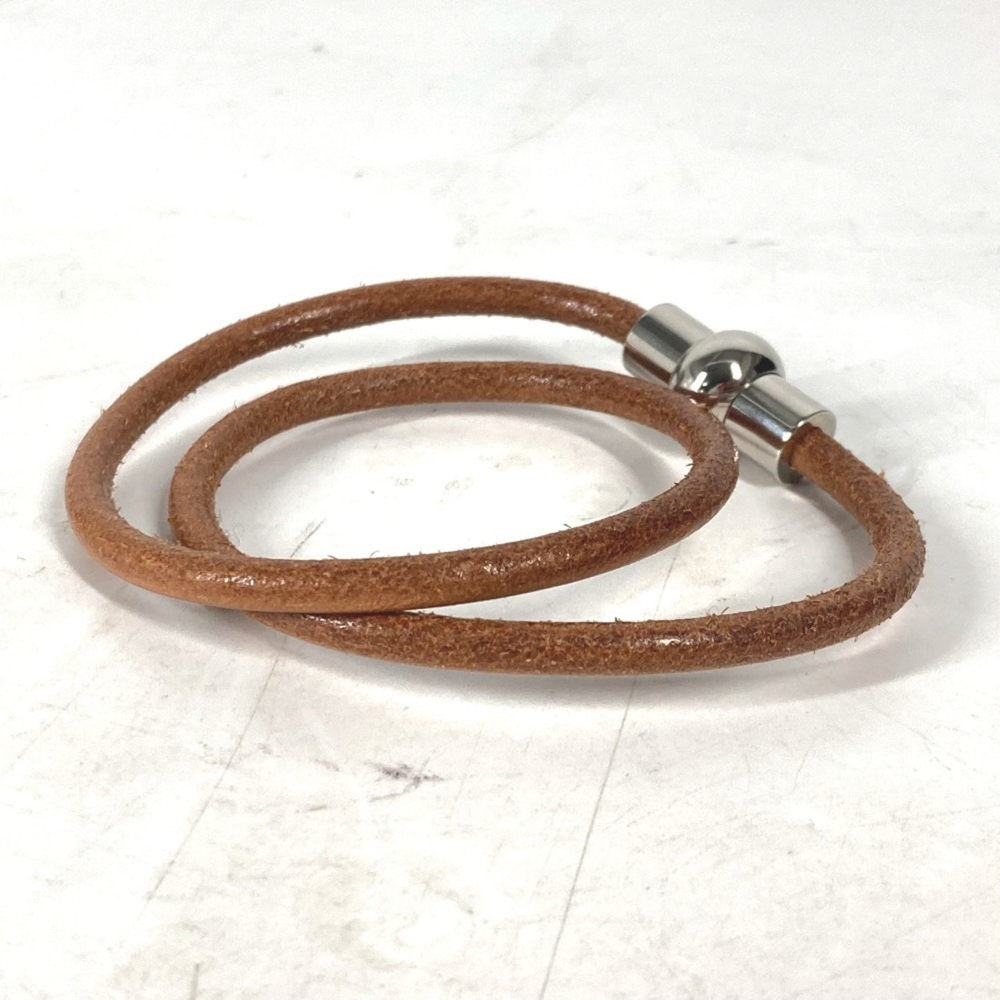 Hermes Hermes Double Bracelet Accessory Choker Leather