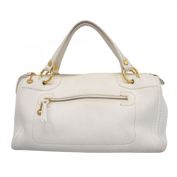 Celine Handbag Leather White