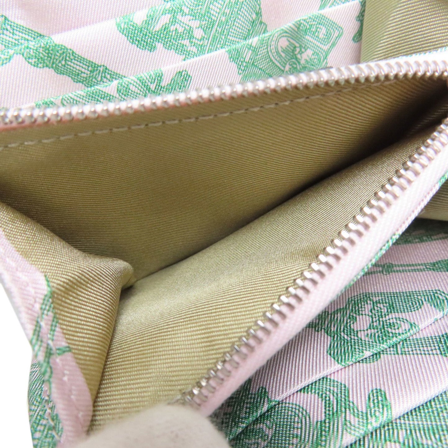 Hermes Herms Azap Silkin Compact Silver Hardware Coin Case Epson