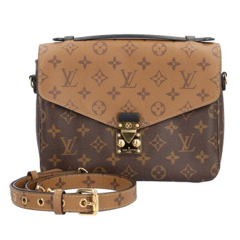 Louis Vuitton Pochette Metis Mm Monogram Reverse Shoulder Bag M44876 Brown