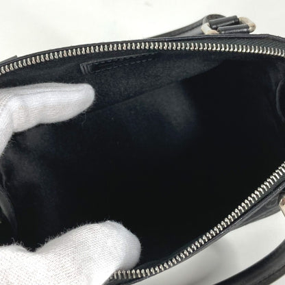 Louis Vuitton M92146 Monogram Satin Little Alma Bag Mini Pouch Handbag Leather