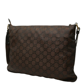 Gucci Gg Nylon Crossbody Shoulder Bag/Messenger Bag 190628 Brown