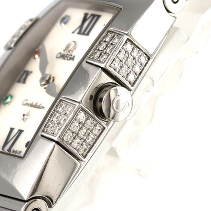 Omega Constellation Quadrella D-8P 1585.79 Stainless Steel Quartz Watch