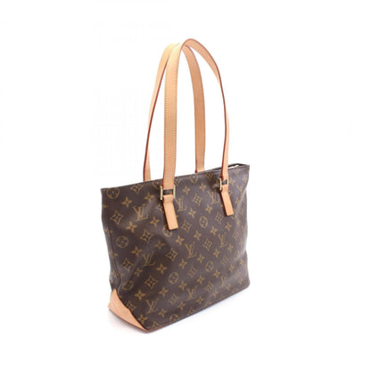 Louis Vuitton Cabas Piano Shoulder Bag Coated Canvas Leather Monogram