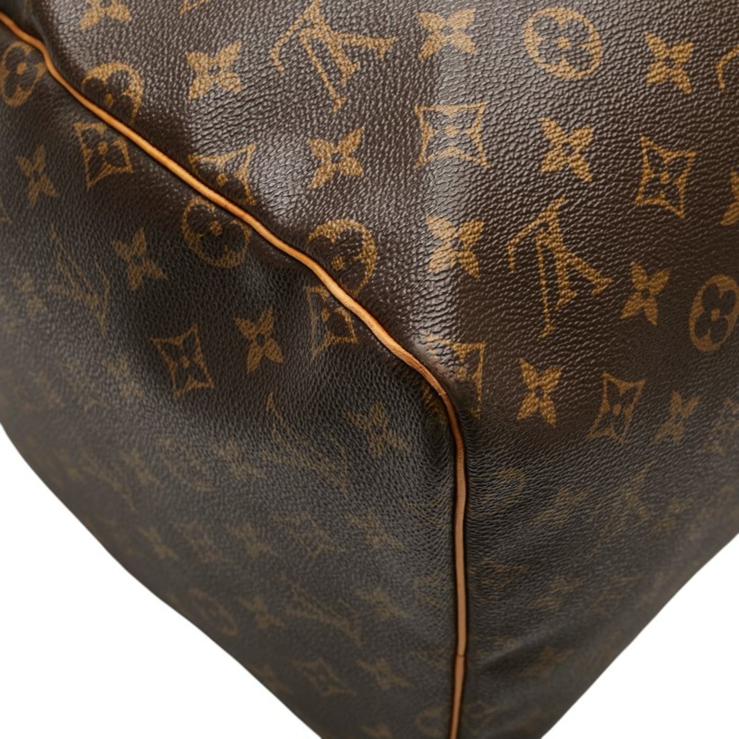 Louis Vuitton Monogram Keepall 55 Boston Bag/Travel Bag M41424 Brown Leather