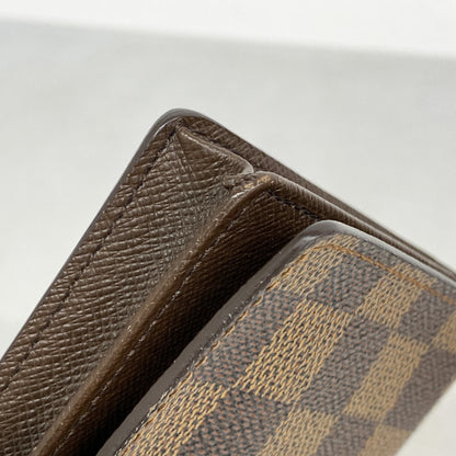 Louis Vuitton Long Wallet Damier Porte Carte Credit N60825 Ebene