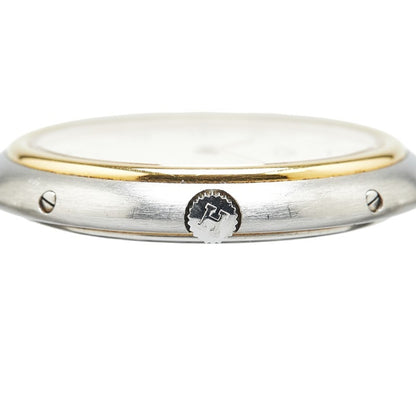 Hermes Profile Watch Quartz White Dial Stainless Steel