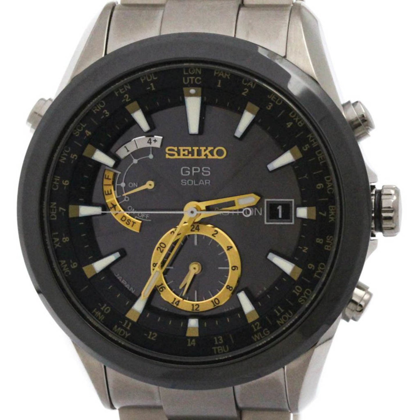 Seiko Astron Solar Gps Ceramic Titanium