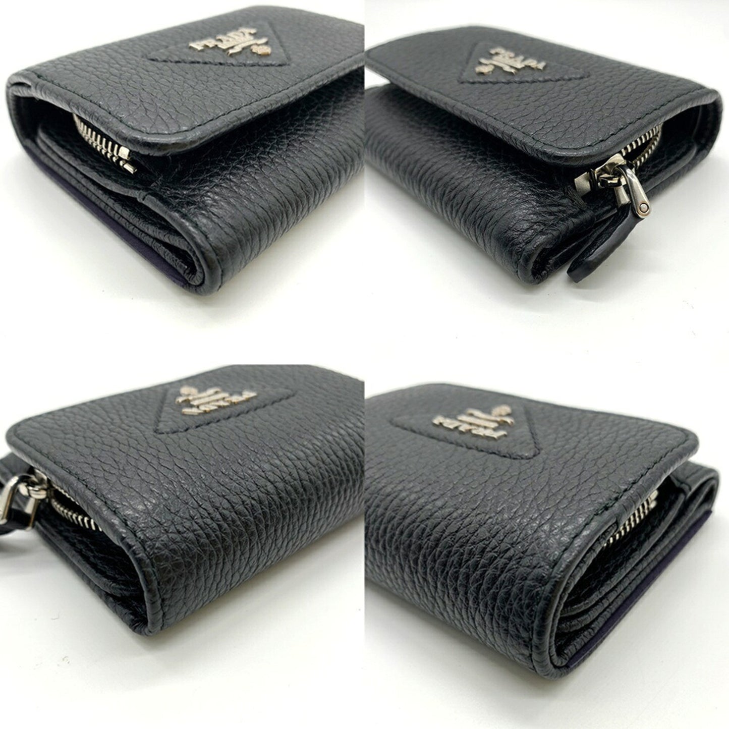 Leather Prada Wallet (Tri-Fold)