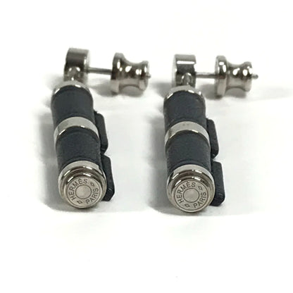 Hermes Charnire Pm Accessories Earrings In Swift Metal