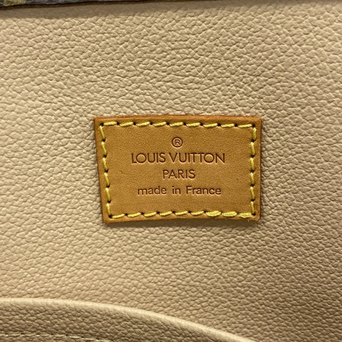 Louis Vuitton Monogram Sac Plat Tote Bag M51140 Brown
