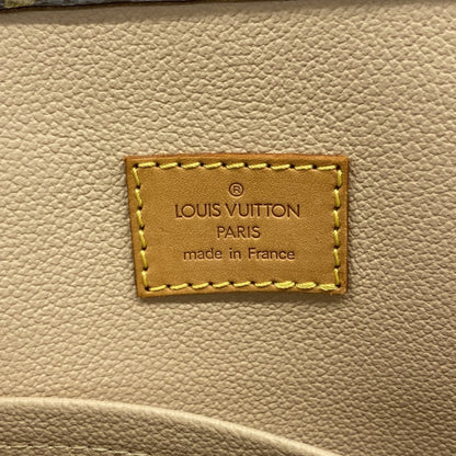 Louis Vuitton Monogram Sac Plat Tote Bag M51140 Brown