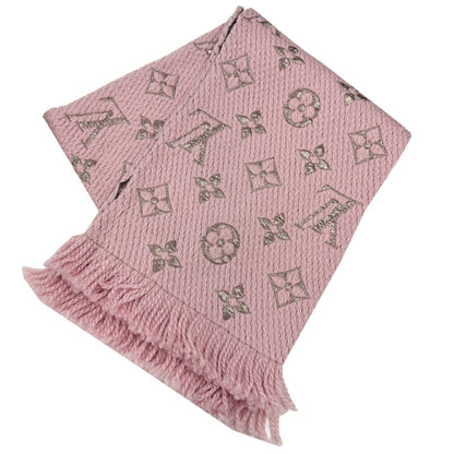 Louis Vuitton Echarpe Mania M70466 Gm0196 Pink Vuitton Scarf/Shawl