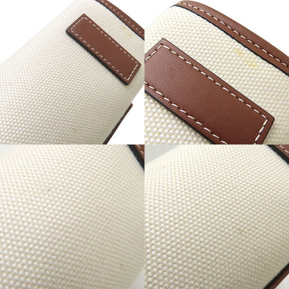 Burberry Mini Freya Tote 80441431 Shoulder Bag Canvas X Leather Natural Tan 352510