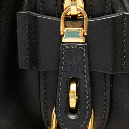 Prada Esplanade Two-Tone Handbag 1Ba046 In Black