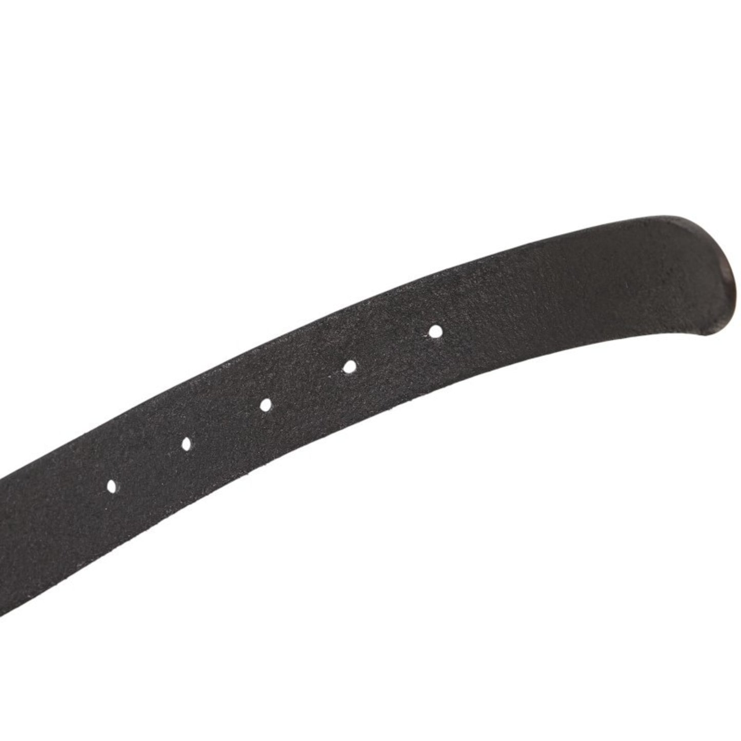 Dolce & Gabbana Logo Buckle Belt Bc3735 Gray/Black Leather