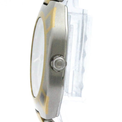 Polished Omega Seamaster Polaris Analog Digital 18K Gold Steel Watch Bf579628