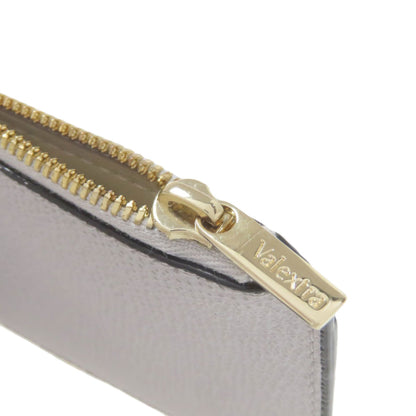 Valextra Logo Coin Case Leather