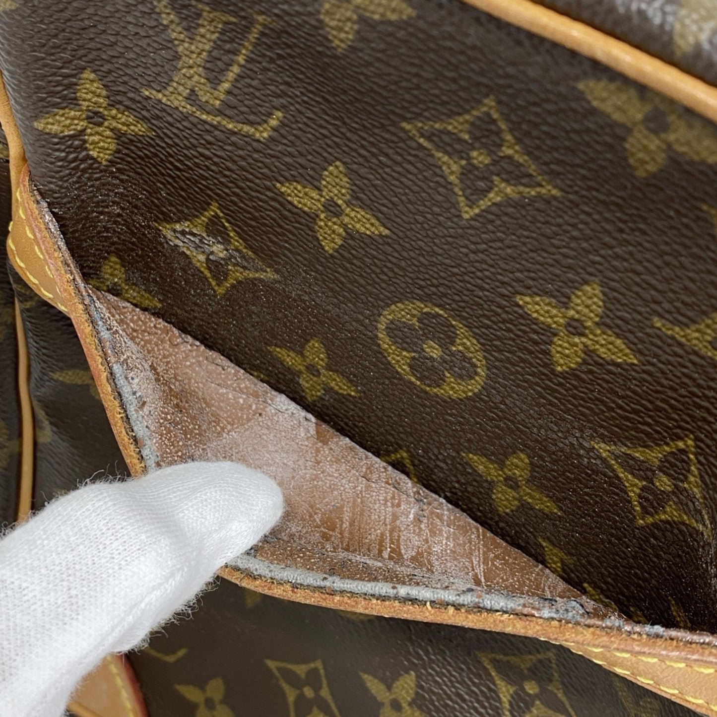 Louis Vuitton Monogram Danube Shoulder Bag M45266 Brown