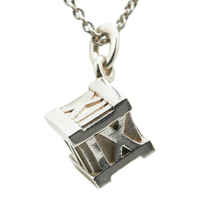 Tiffany & Co. Atlas Cube Necklace In 925 Sterling Silver