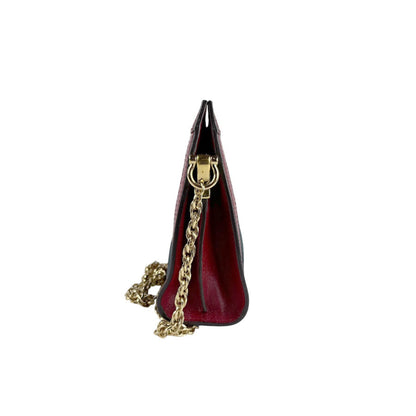 Gucci Ophidia Shoulder Bag In Suede And Leather