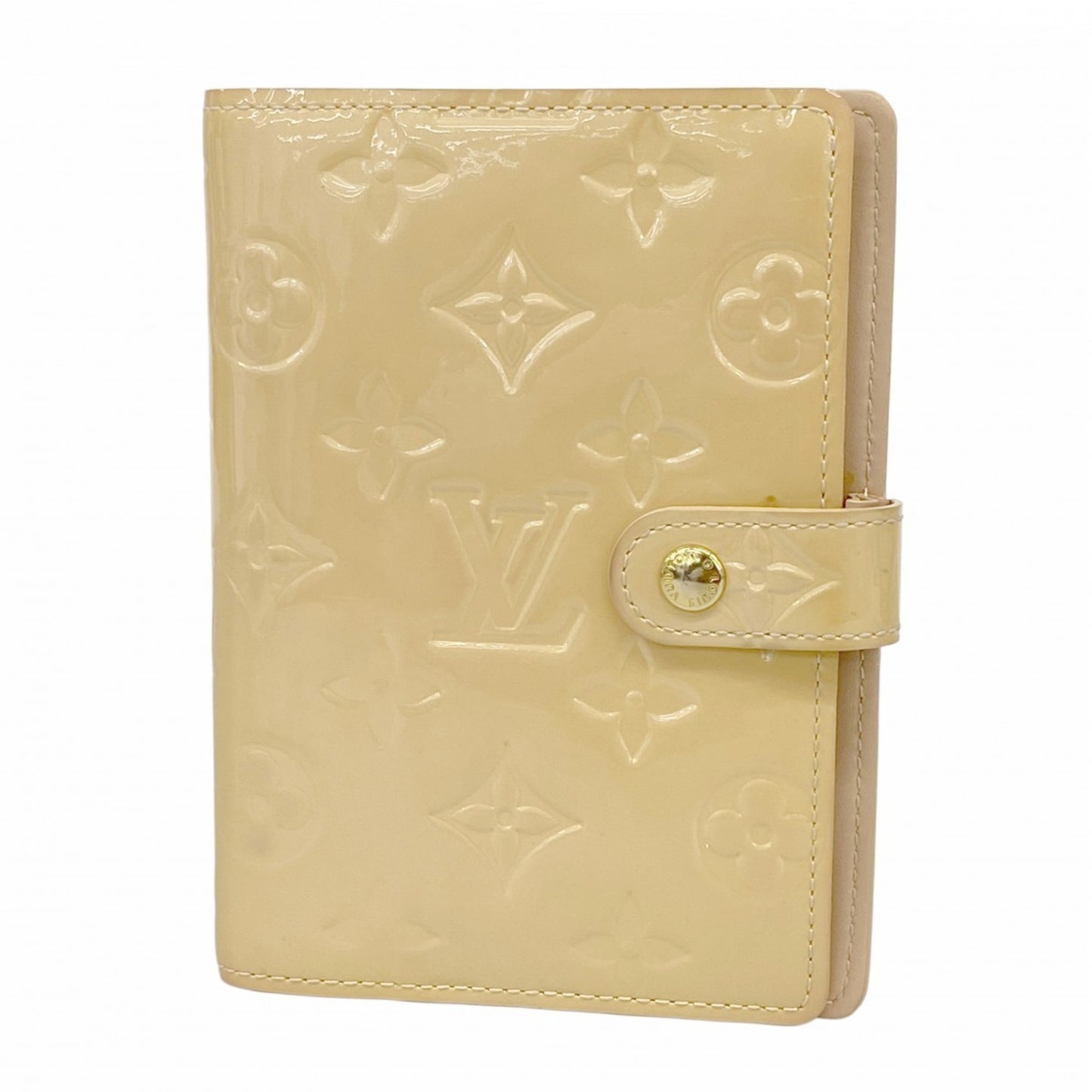 Louis Vuitton Vernis Agenda Pm Planner Cover R21001 Rose Florentine
