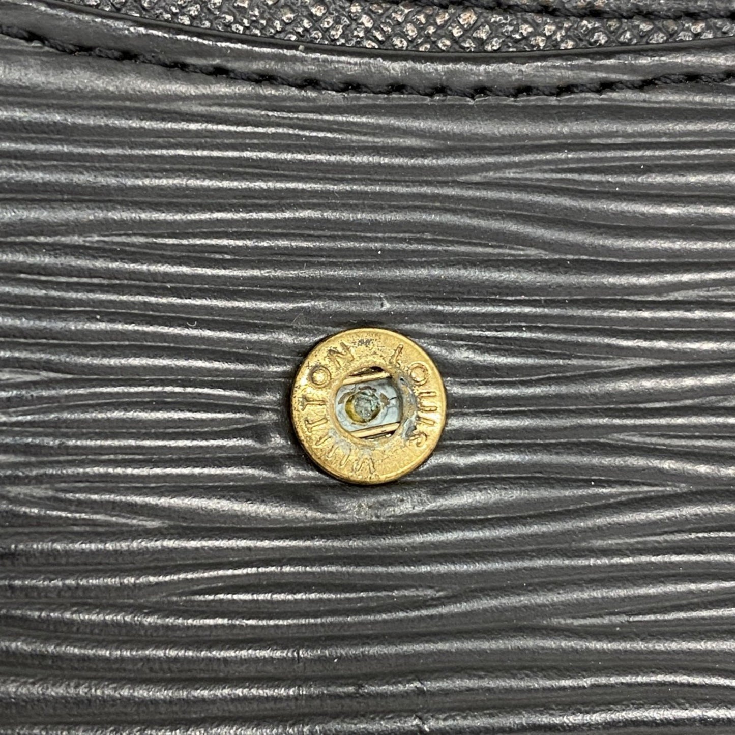 Louis Vuitton Epi Wallet/Coin Case Porte Monnaie Sample M63412 Noir