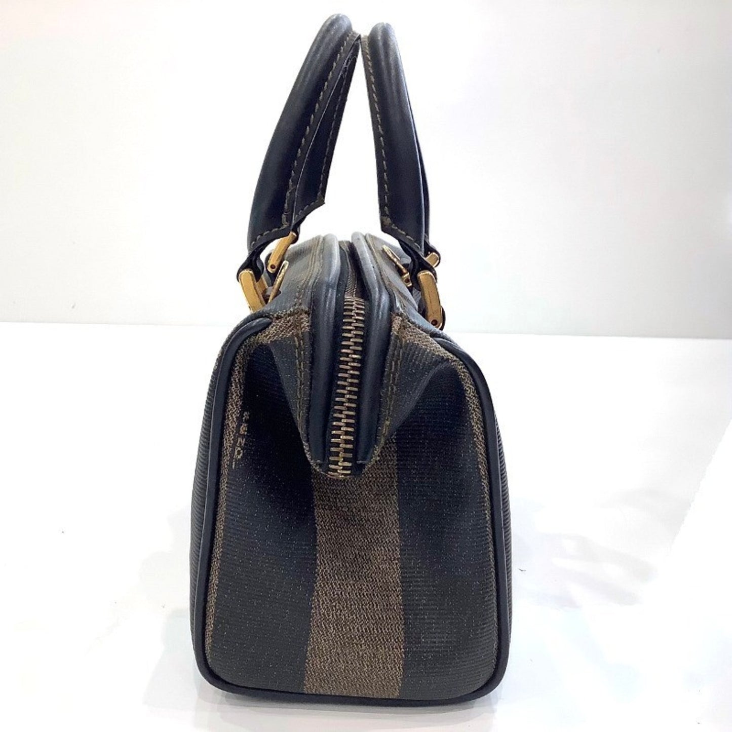 Fendi Pecan Print Mini Boston Bag Ja-24603