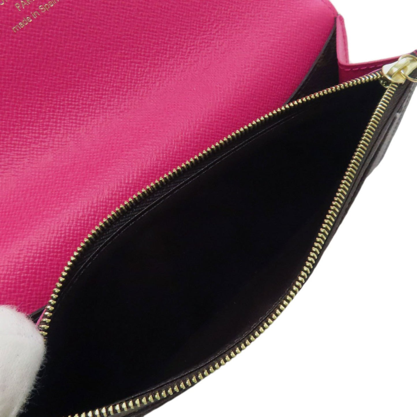 Louis Vuitton M64202 Portefeuille Emily Flower Long Wallet In Monogram Canvas